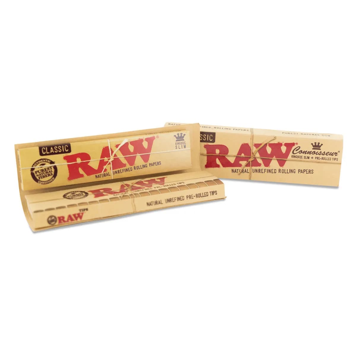 RAW Connoisseur bibułki King Size + gotowe filtry