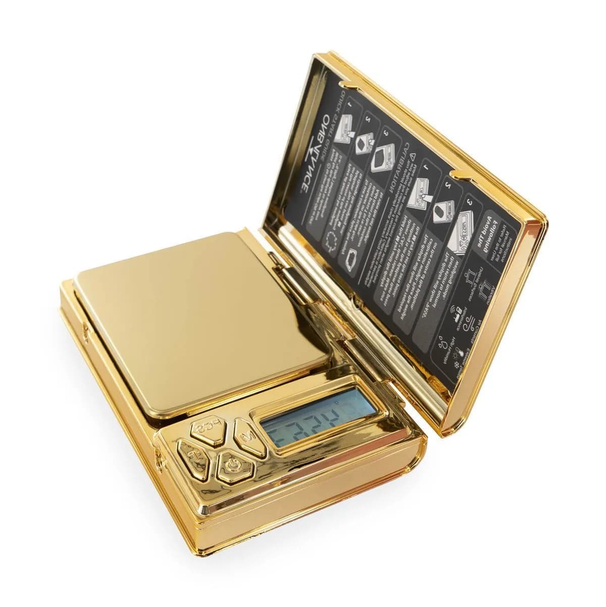 The Shine Chrome Gold Mini Scale - waga kieszonkowa 100 × 0,01g