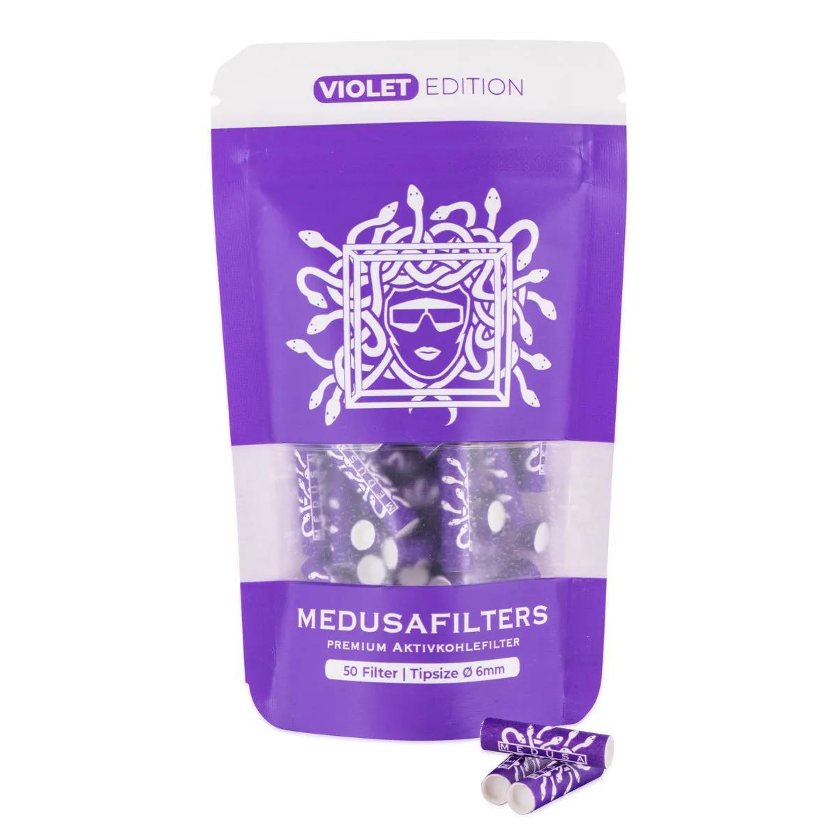 Filtry z węglem aktywnym fioletowe (Medusafilters)