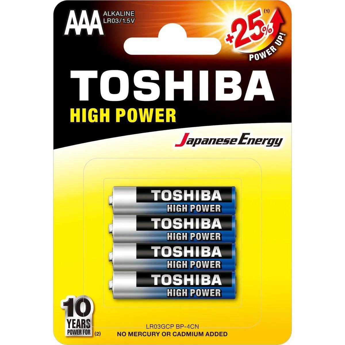 Bateria alkaliczna AAA Toshiba