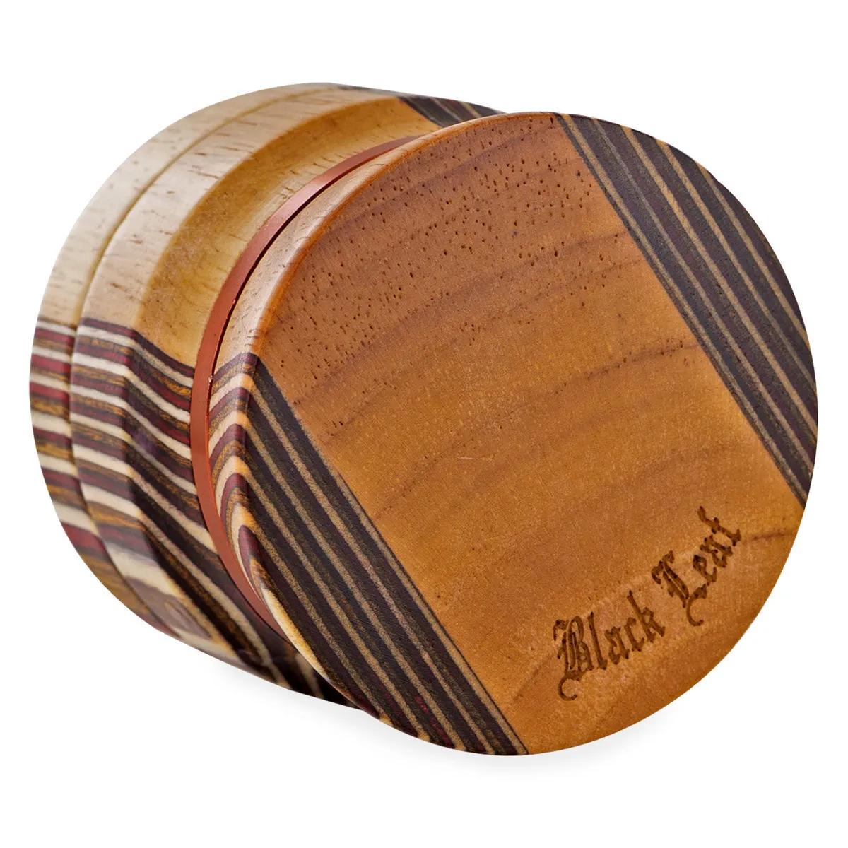 Młynek aluminiowo-drewniany