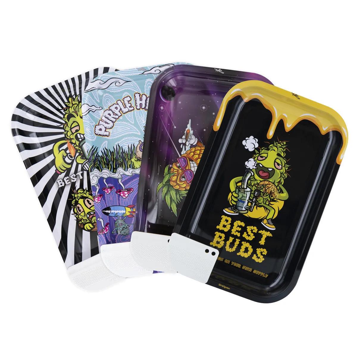 Best Buds Metalowa Tacka do Skręcania Duża