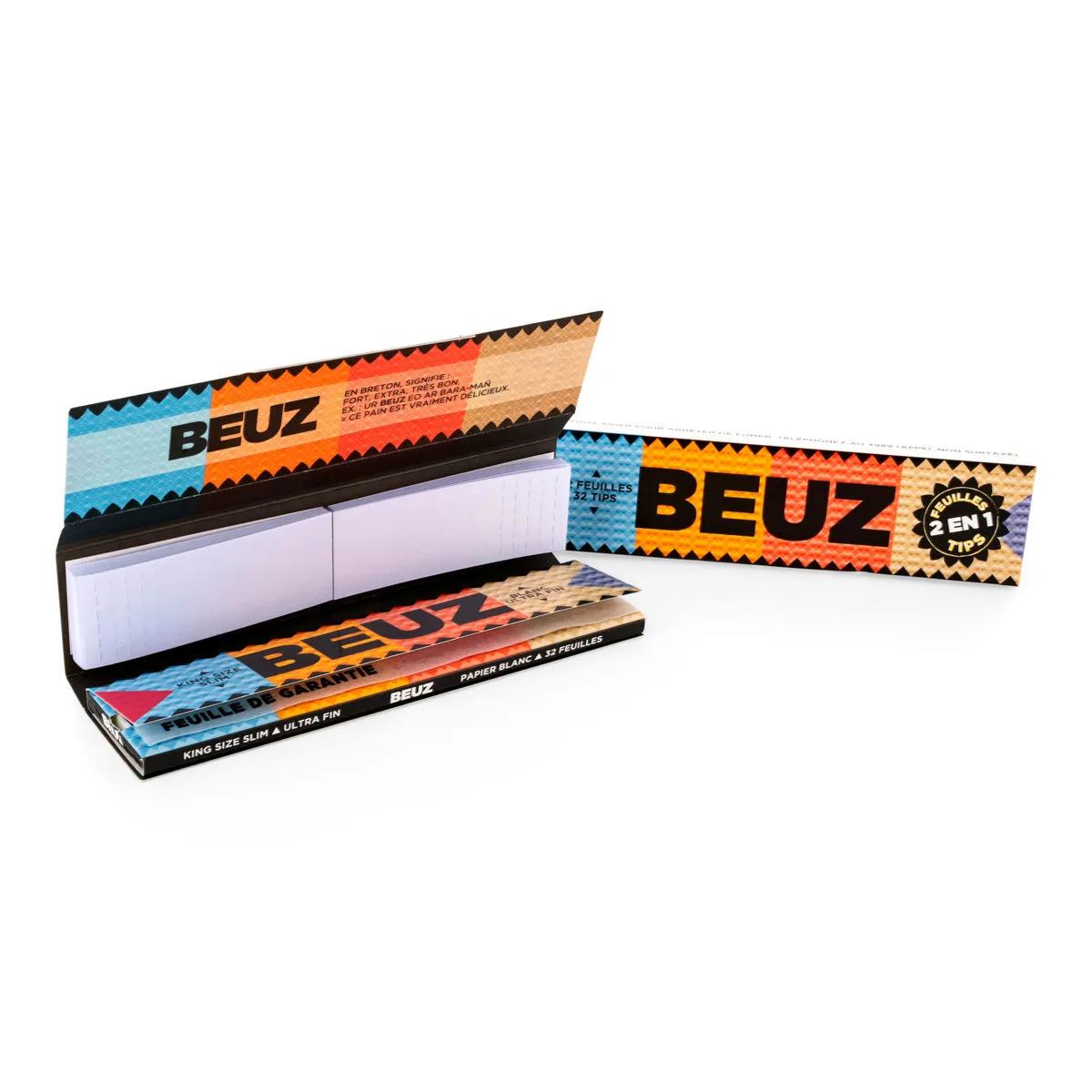 BEUZ Bibułki King Size Slim + filterki