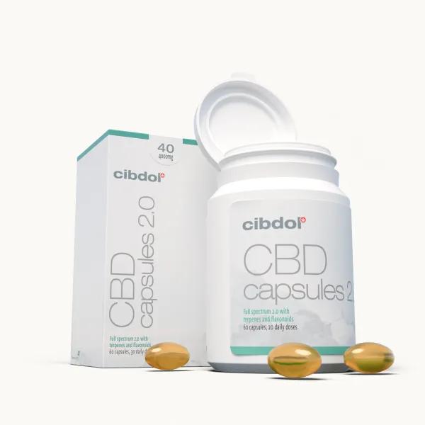 Kapsułki CBD 40%