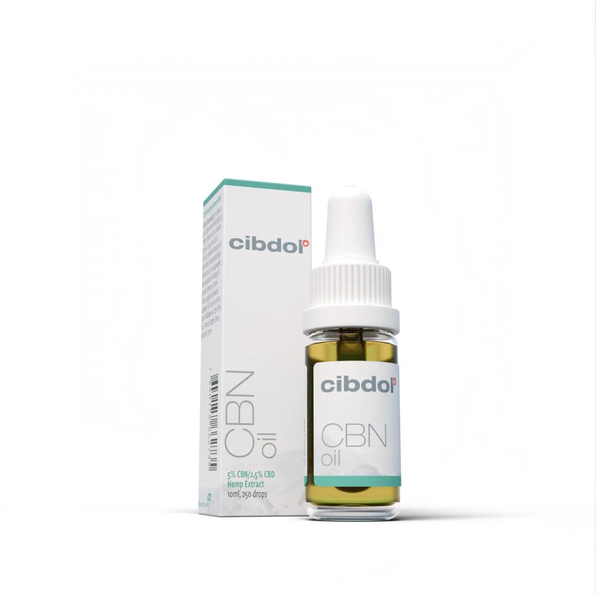 Olejek CBN 5% + CBD 2,5% Cibdol