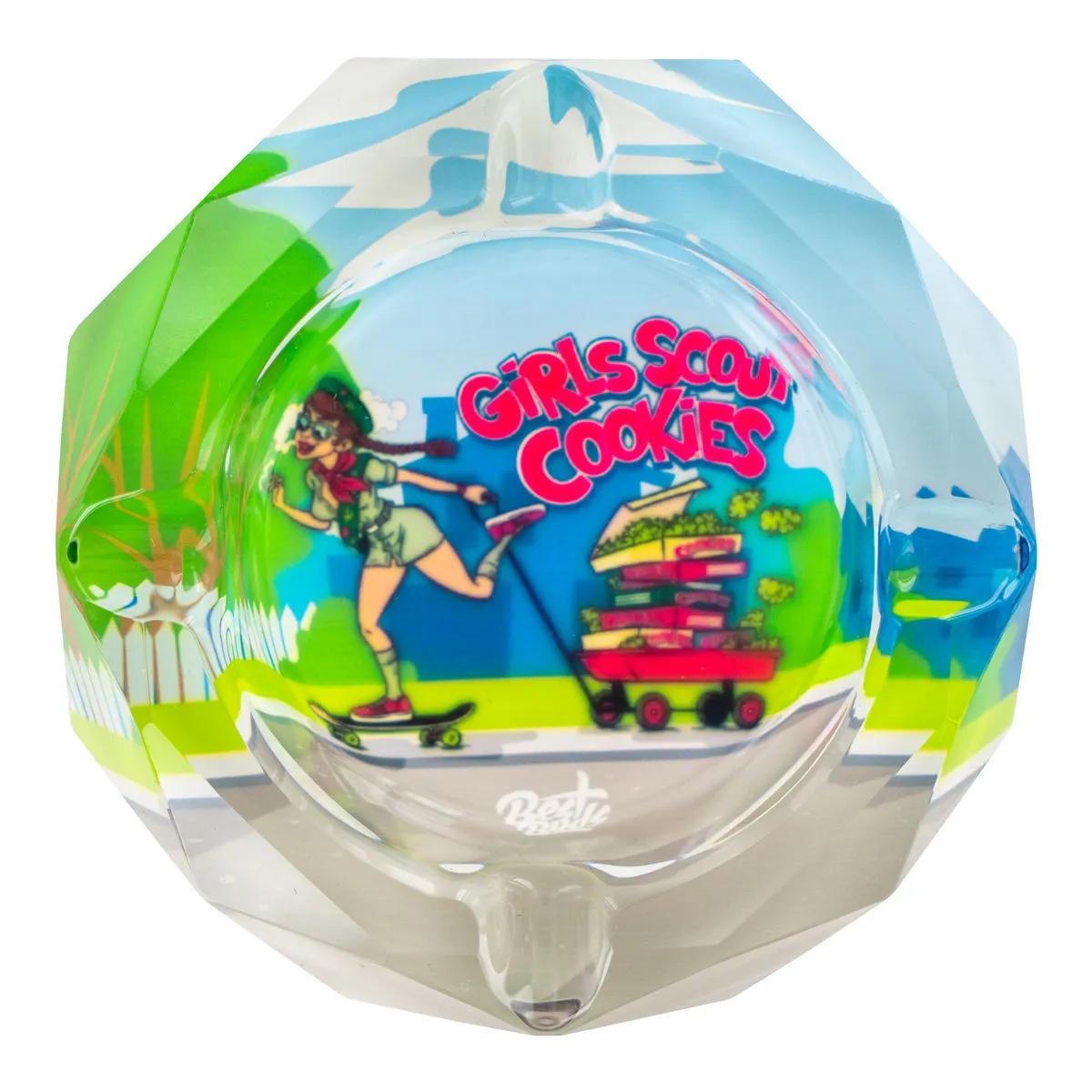 Szklana popielniczka Best Buds Crystal