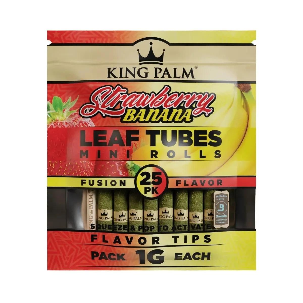 King Palm Fusion Flavour Leaf, liście z aromatem, 25 szt.