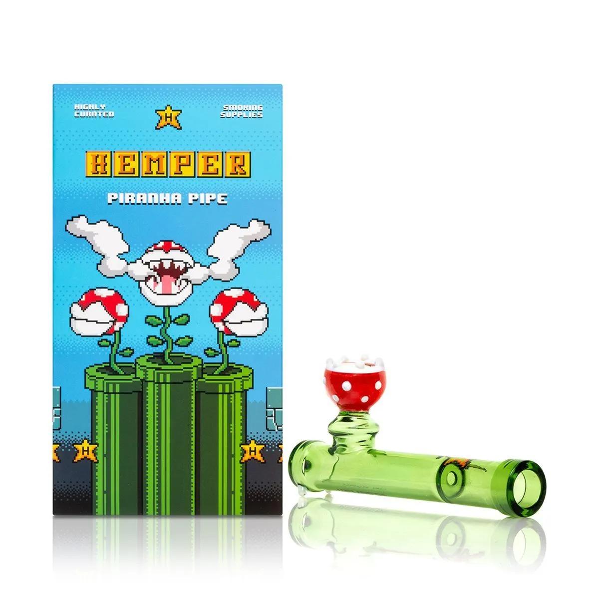 Szklana fajka ręczna Gaming Flower Piranha