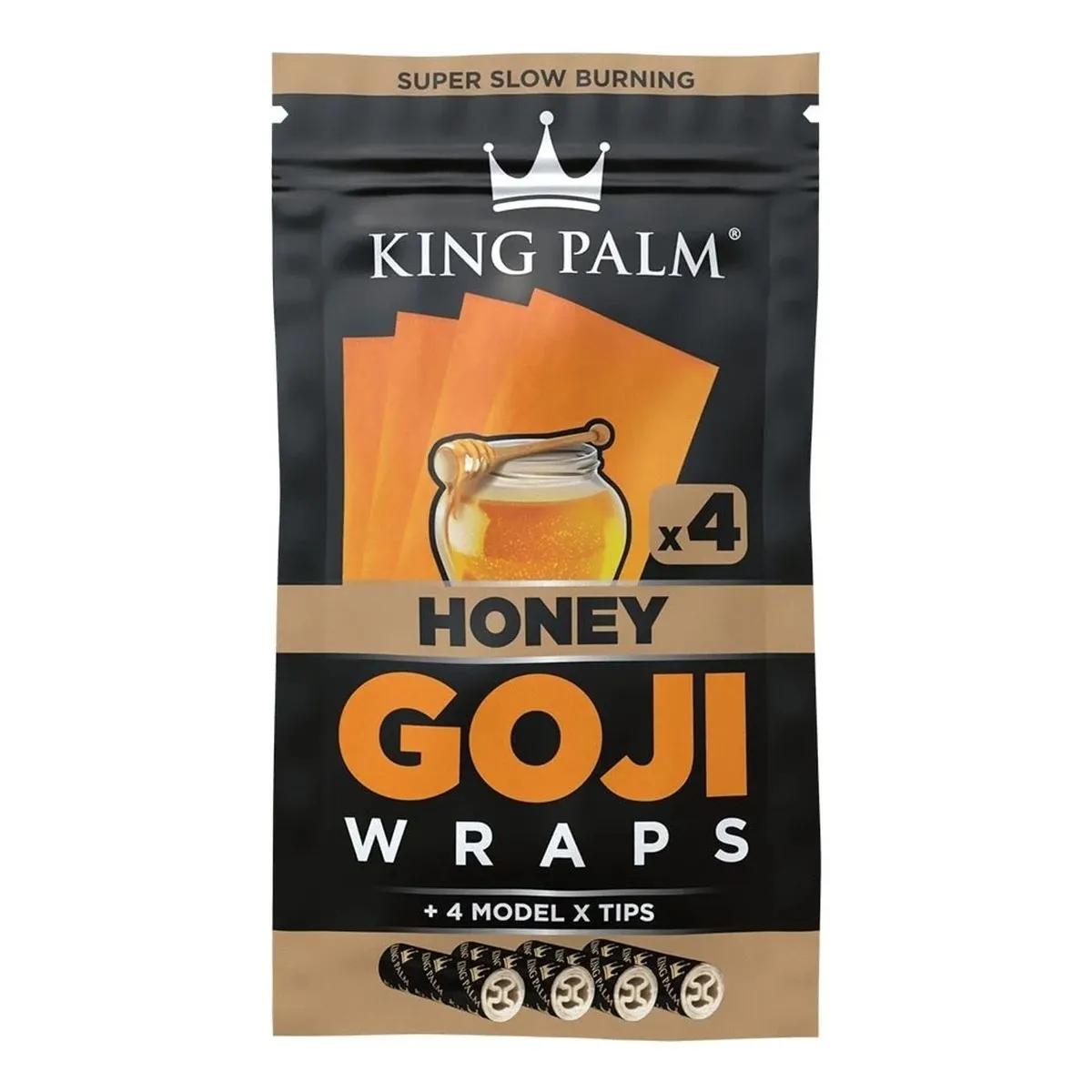 Bibułki Goji z filtrami 4 szt. (King Palm)