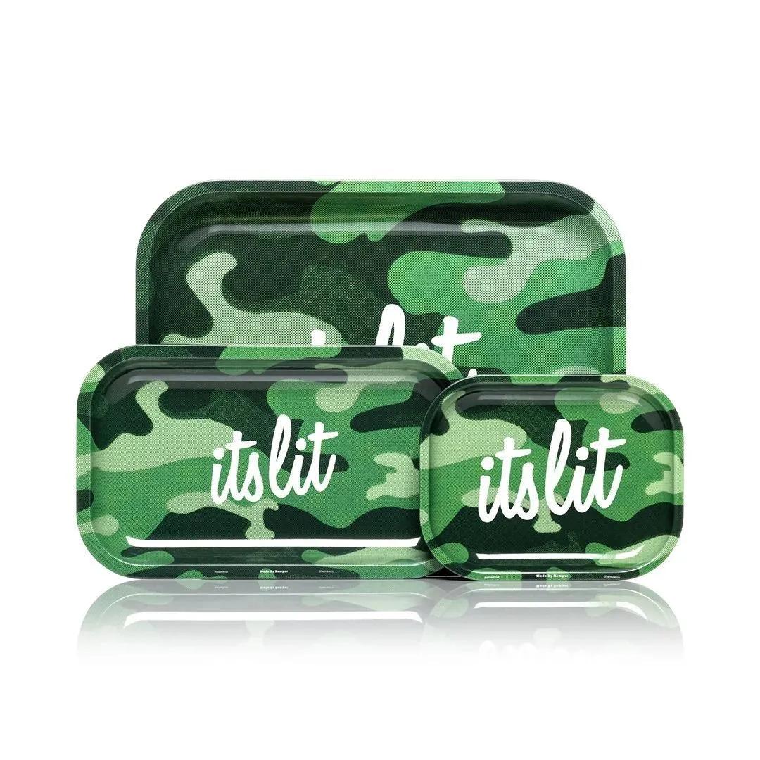 Tacka do skręcania It's Lit! Light Green Camouflage
