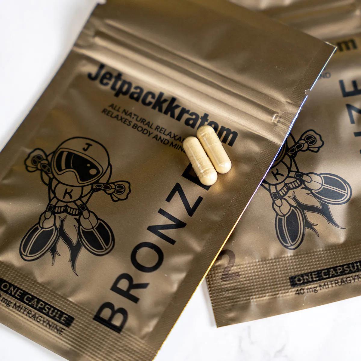 Jetpackkratom BRONZE 40mg Extract - Kapsułki