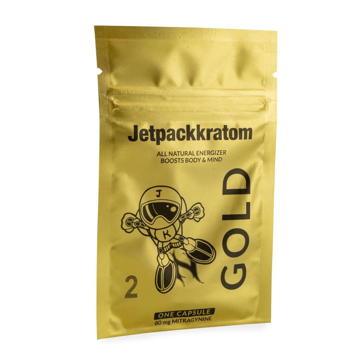 Jetpackkratom GOLD 80mg Extract - Kapsułki