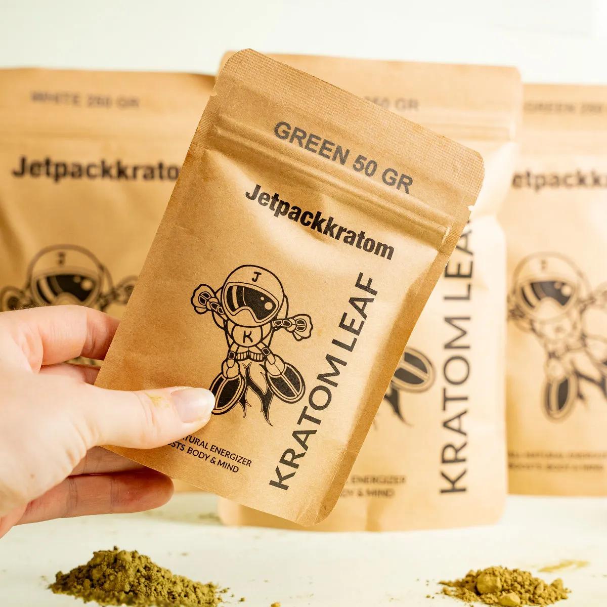 Jetpackkratom Zielony Kratom w proszku