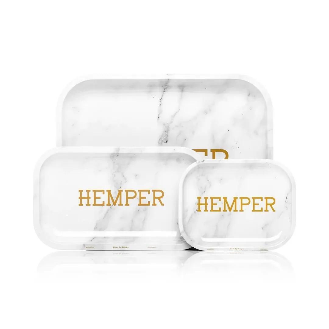 Hemper Luxe podkładka do palenia biały marmur