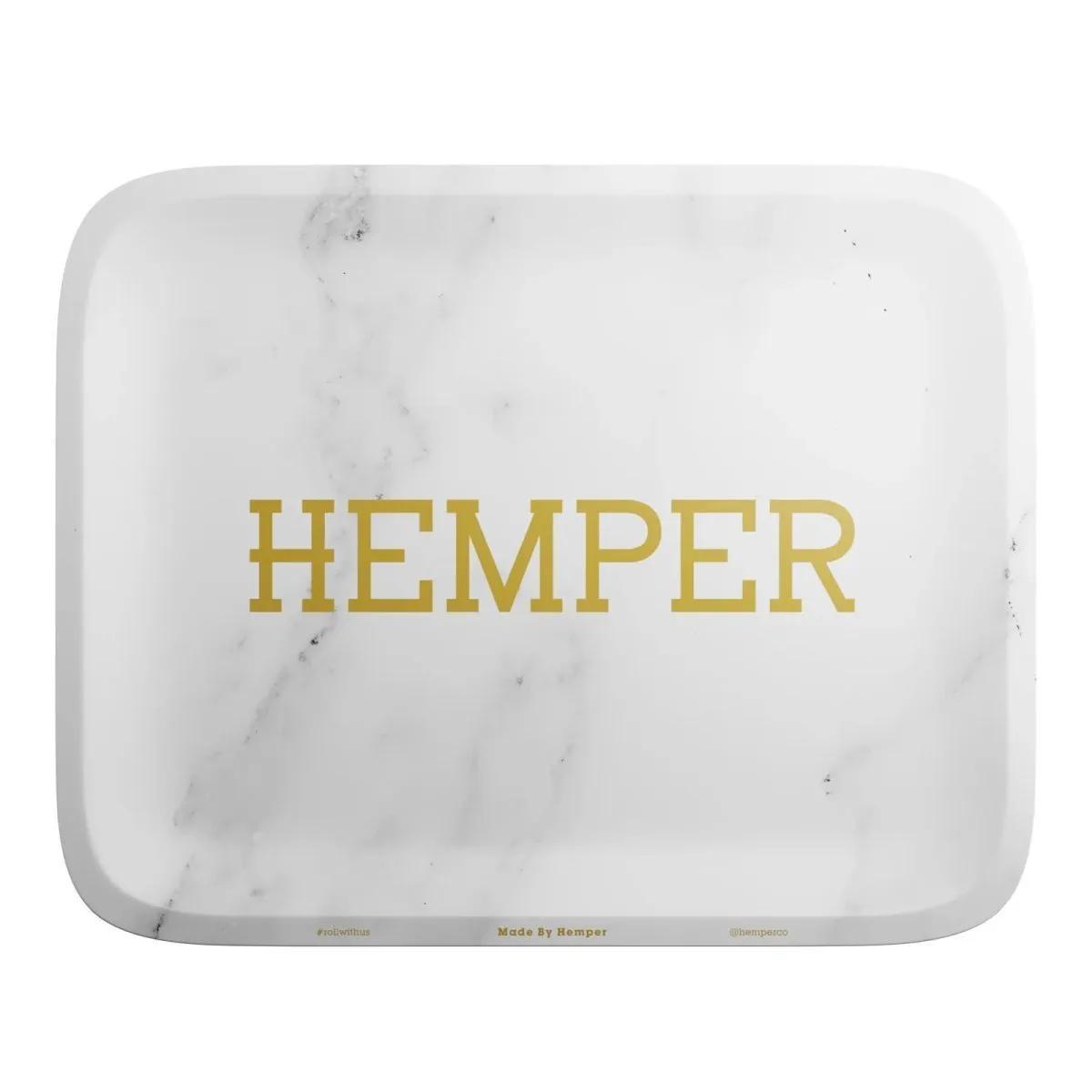 Hemper Luxe podkładka do palenia biały marmur