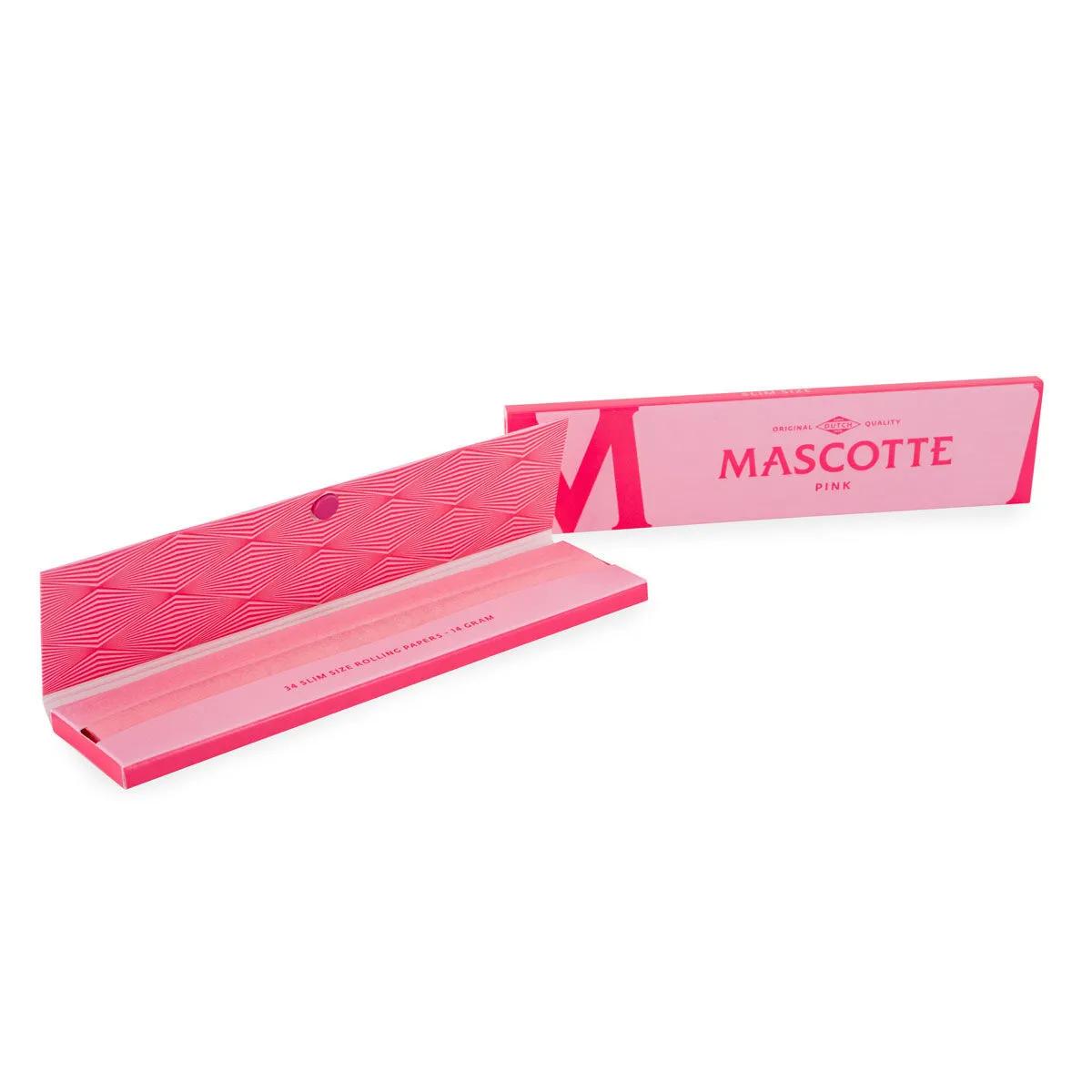 Mascotte Slim Size Pink - różowe bibułki