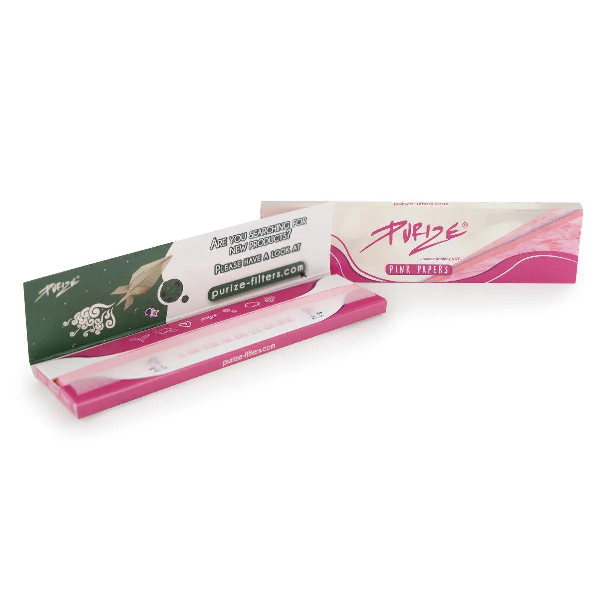 Purize Pink bibułki King Size Slim