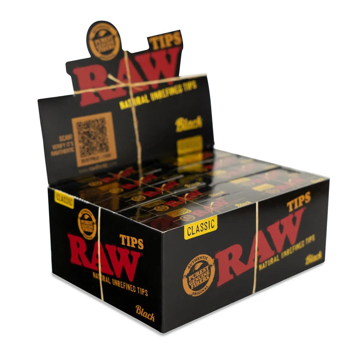 Filterki RAW Black Rolling Tips