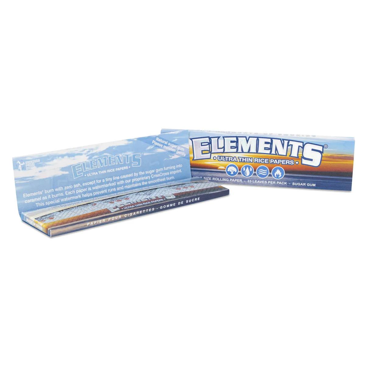 Bibułki Elements King Size