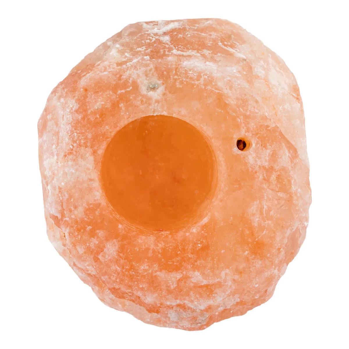 Świecznik na tealight z kamienia solnego