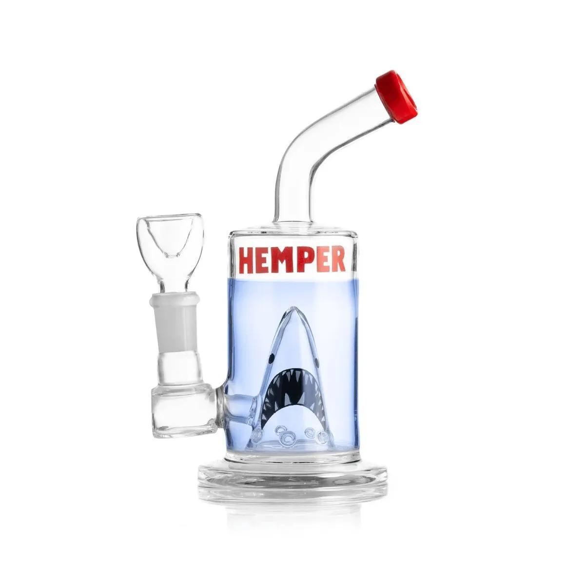 Hemper Shark Rig — szklany bong tematyczny