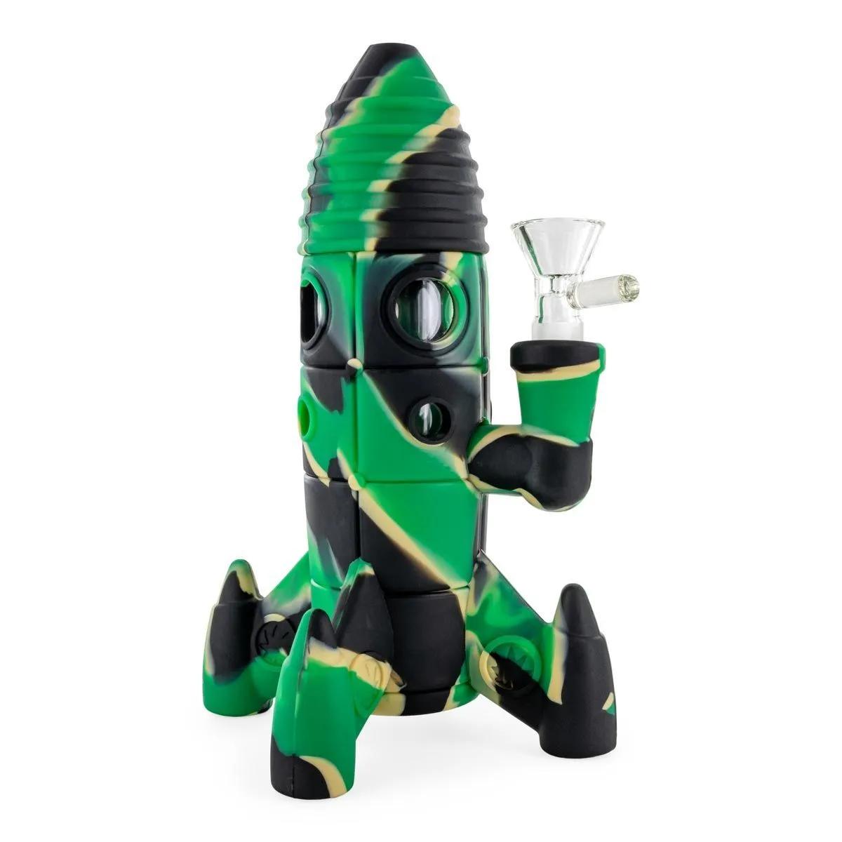 Silikonowy bong Rakieta z LED