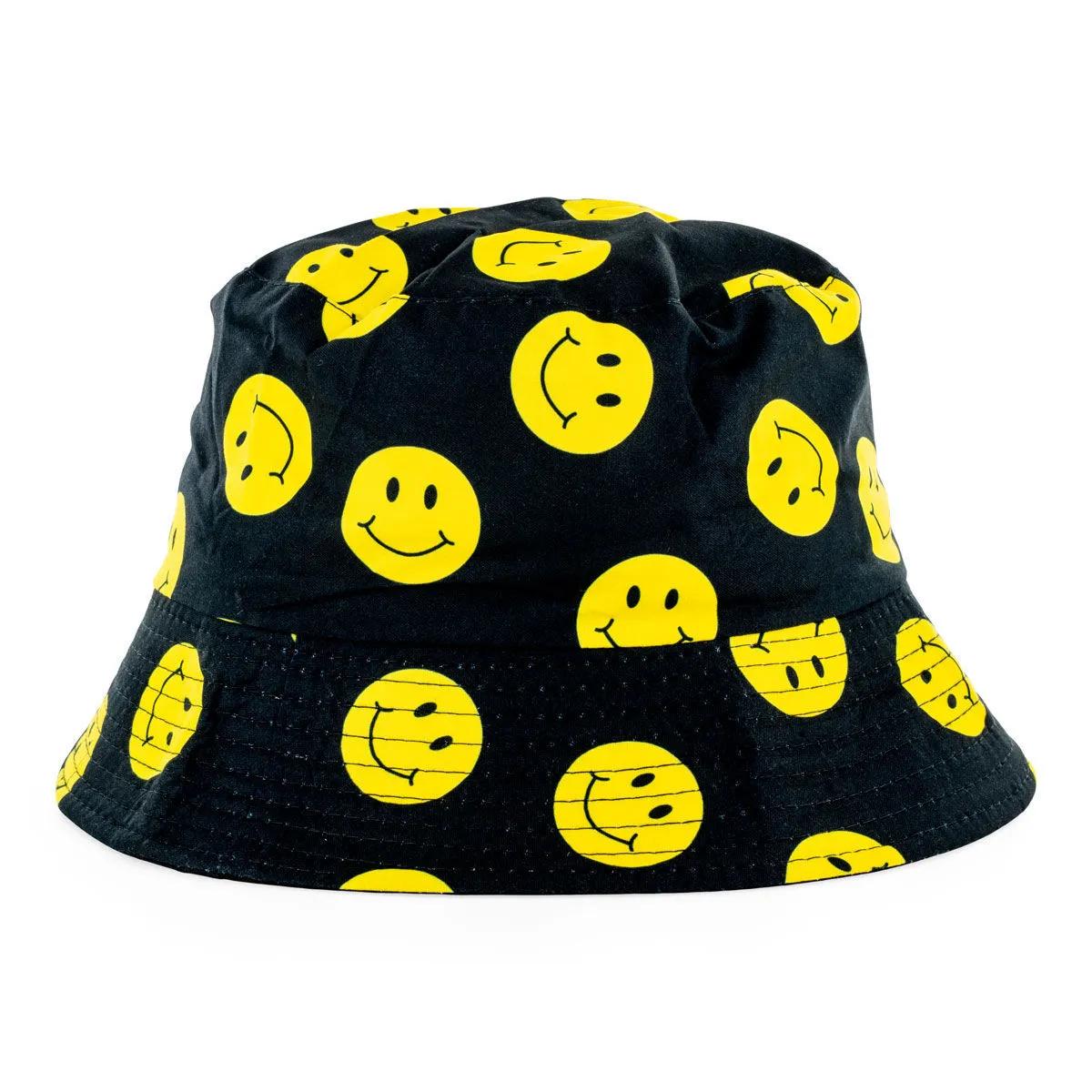 Kapelusze typu bucket Smiley