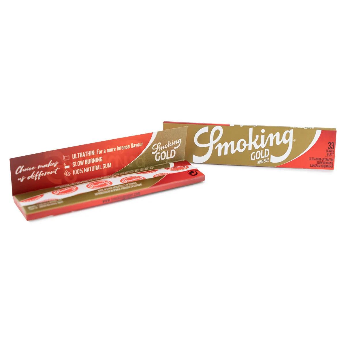 Smoking Gold King Size Slim bibułki