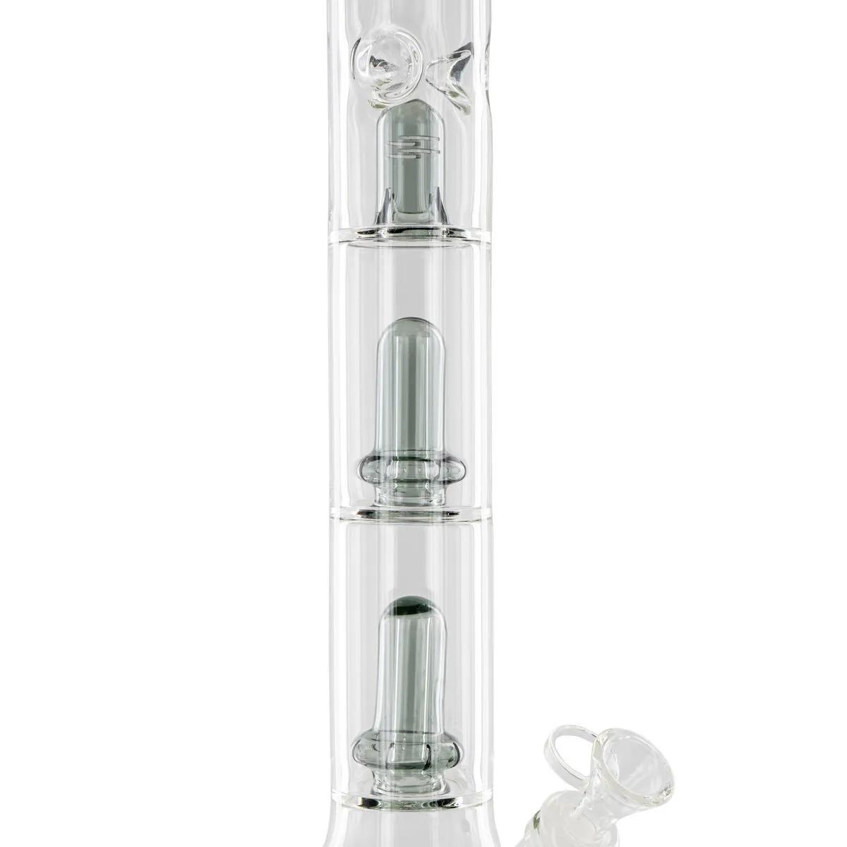 Bong z potrójnym perkolatorem Black Leaf
