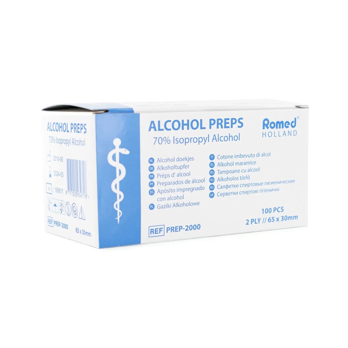 Chusteczki nasączone alkoholem