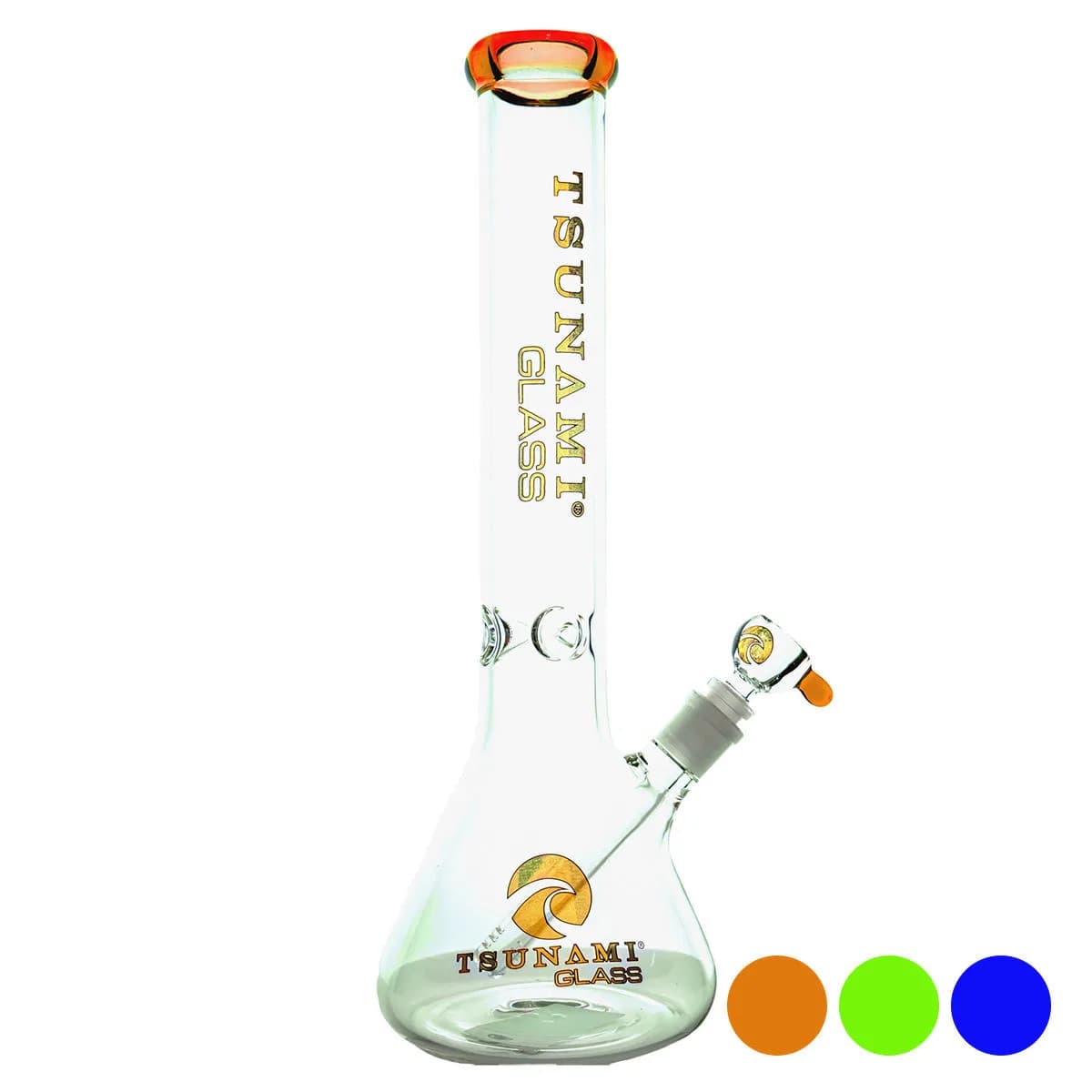 Bong Beaker z łapaczem lodu 15'' (Tsunami Glass)