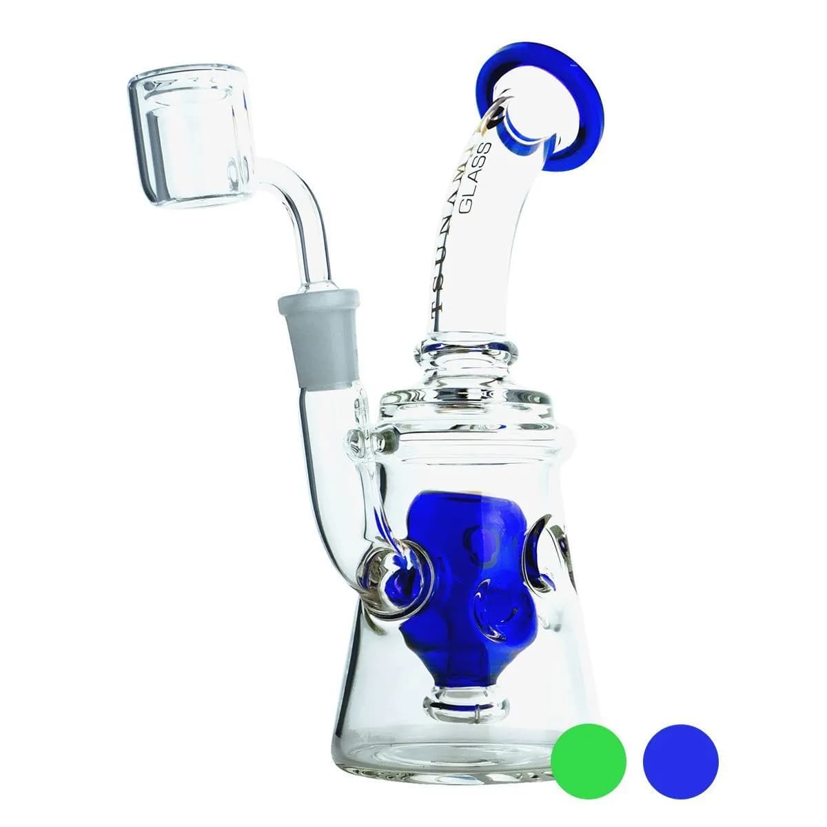 Dab rig do koncentratów Shower Head Swiss 9'' (Tsunami Glass)