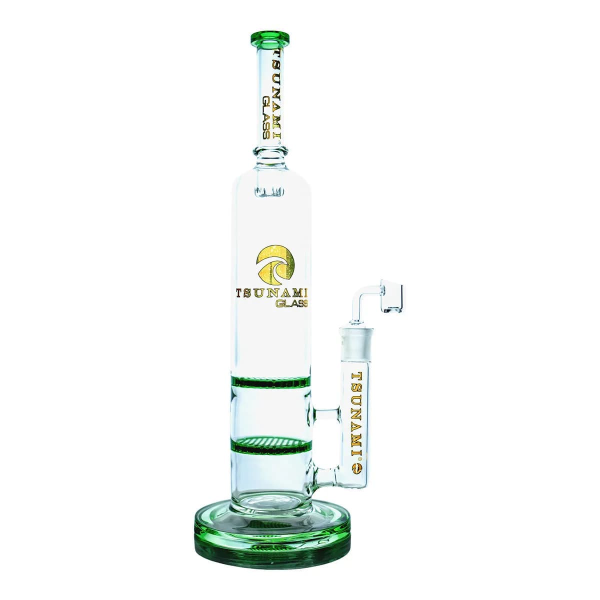 Dab Rig z podwójnym plastrem miodu 15'' (Tsunami Glass)