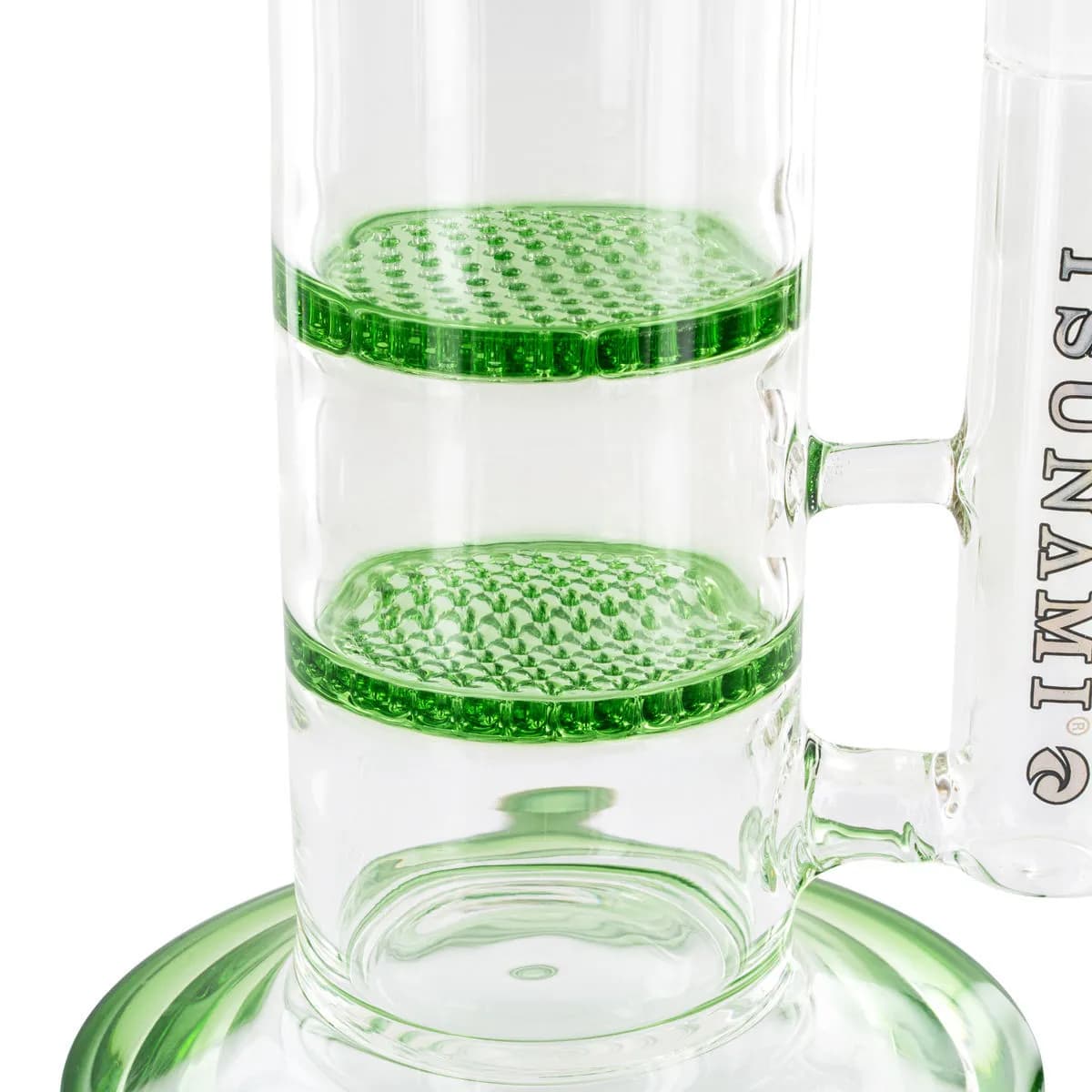 Dab Rig z podwójnym plastrem miodu 15'' (Tsunami Glass)