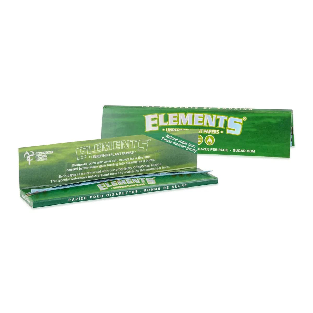 Elements King Size Slim bibułki roślinne