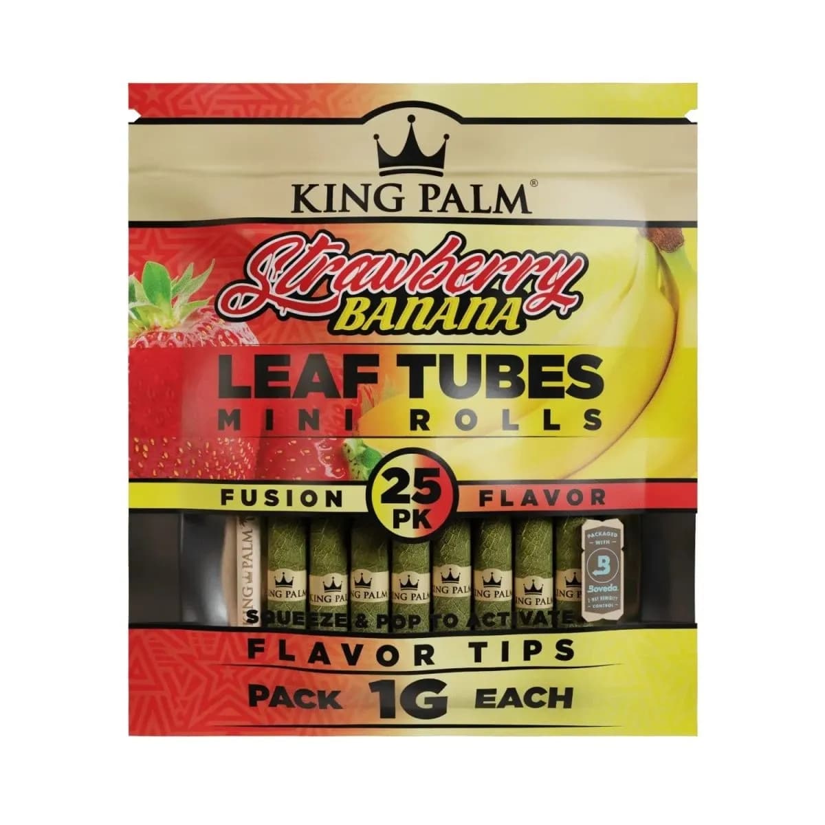 King Palm Fusion Flavour Leaf, liście z aromatem, 25 szt.