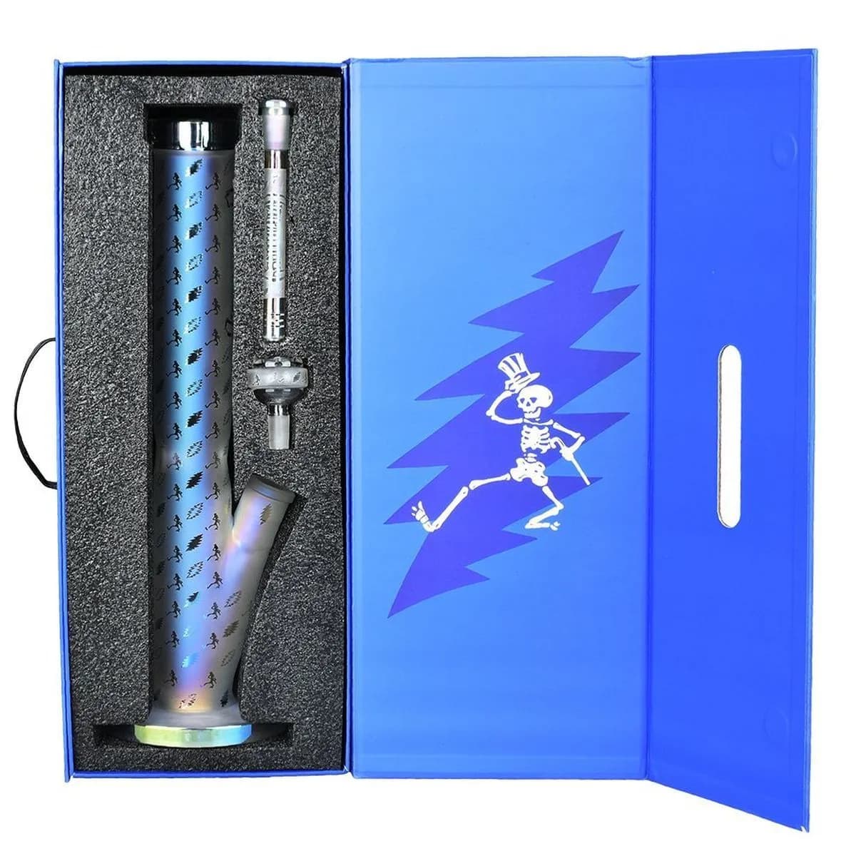 Szklane bongo Bolts and Skellies (Grateful Dead x Pulsar)