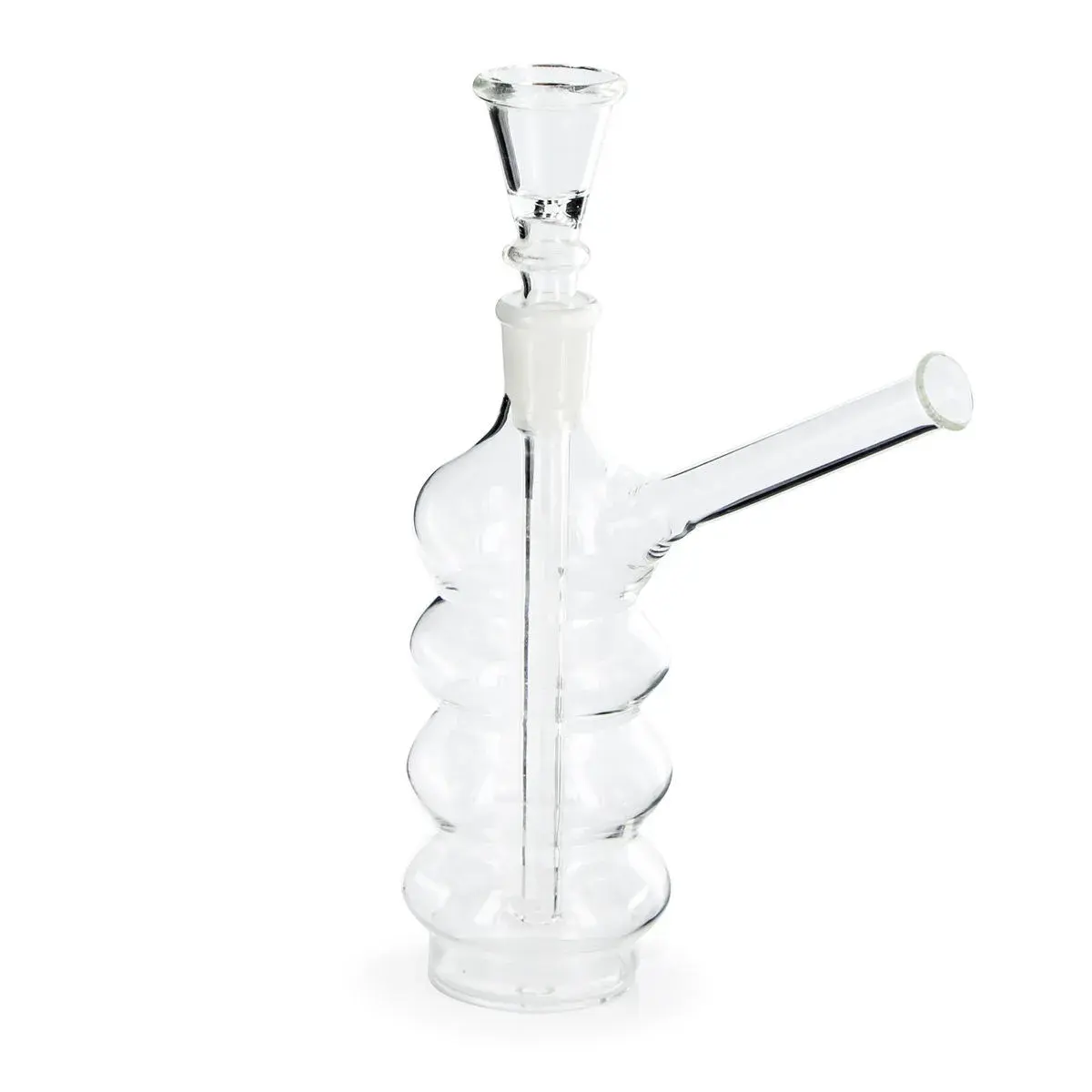 Szklany bong z uchwytem
