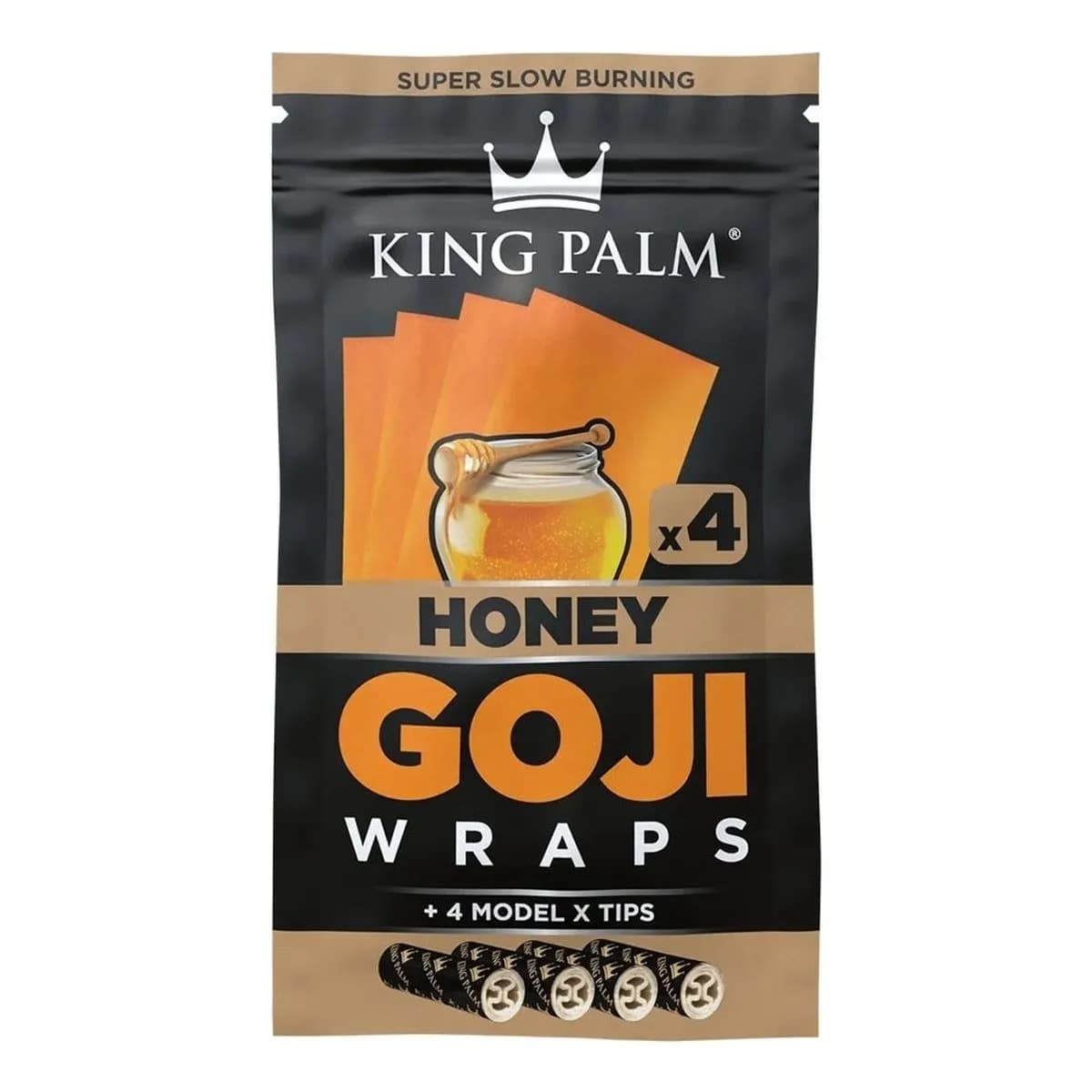 Bibułki Goji z filtrami 4 szt. (King Palm)