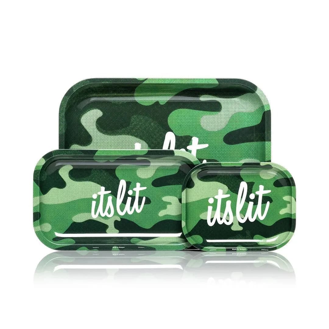 Tacka do skręcania It's Lit! Light Green Camouflage
