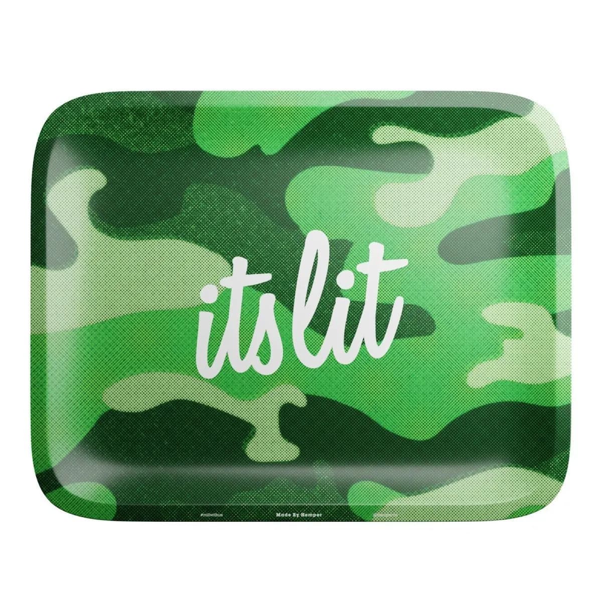 Tacka do skręcania It's Lit! Light Green Camouflage