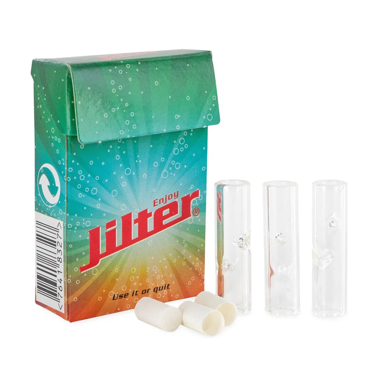 Filtry Jilter + 3 szklane ustniki XL