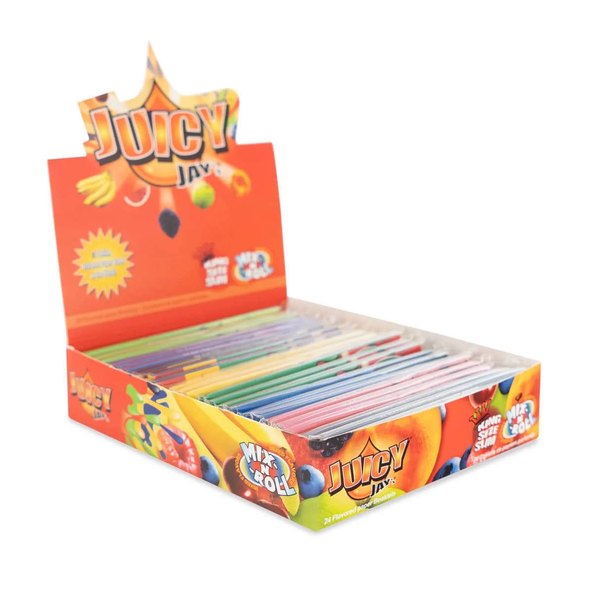 Juicy Jay's King Size Slim Mix 'n' Roll - bibułki smakowe