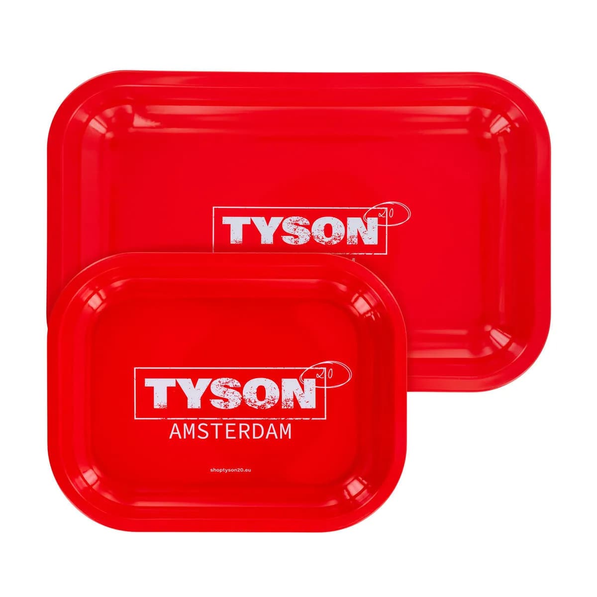 Metalowa tacka do skręcania czerwona ''Tyson Amsterdam''