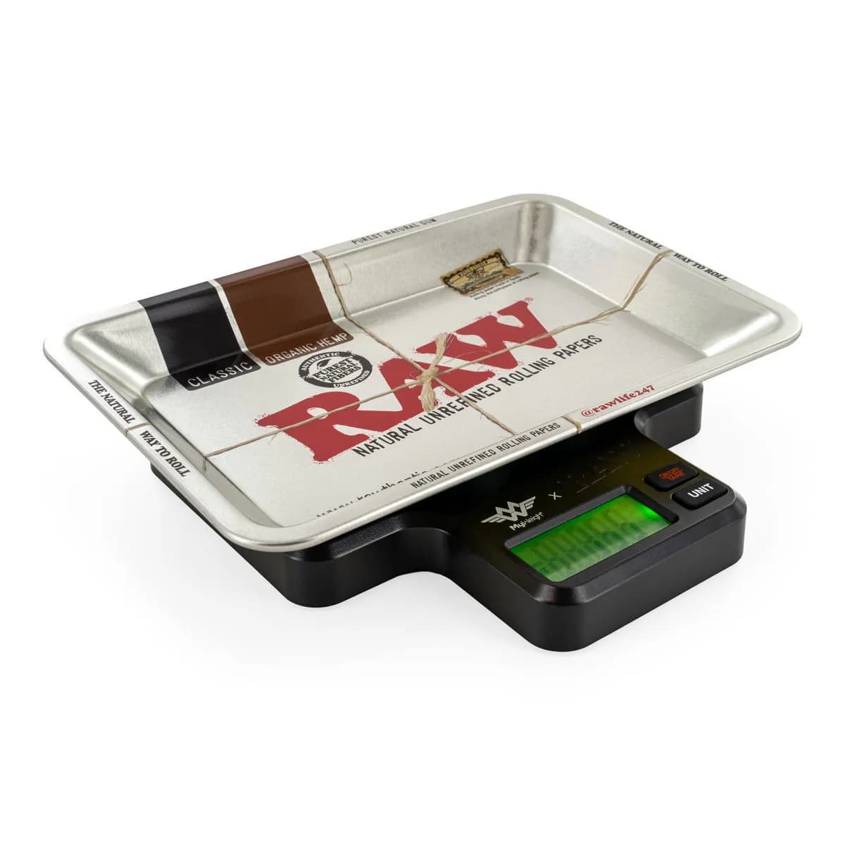 Waga z tacką RAW x MY WEIGH | 1000 × 0,01 g