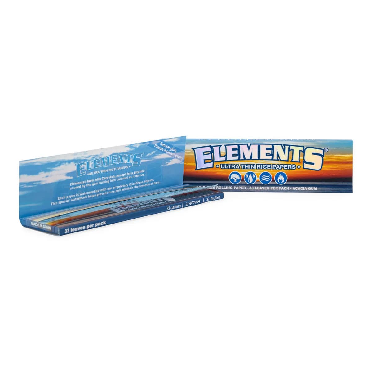 Bibułki Elements King Size
