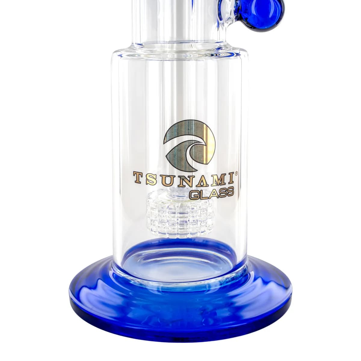 Dab Rig z bocznym neckiem i perkolatorem prysznicowym 10'' (Tsunami Glass)