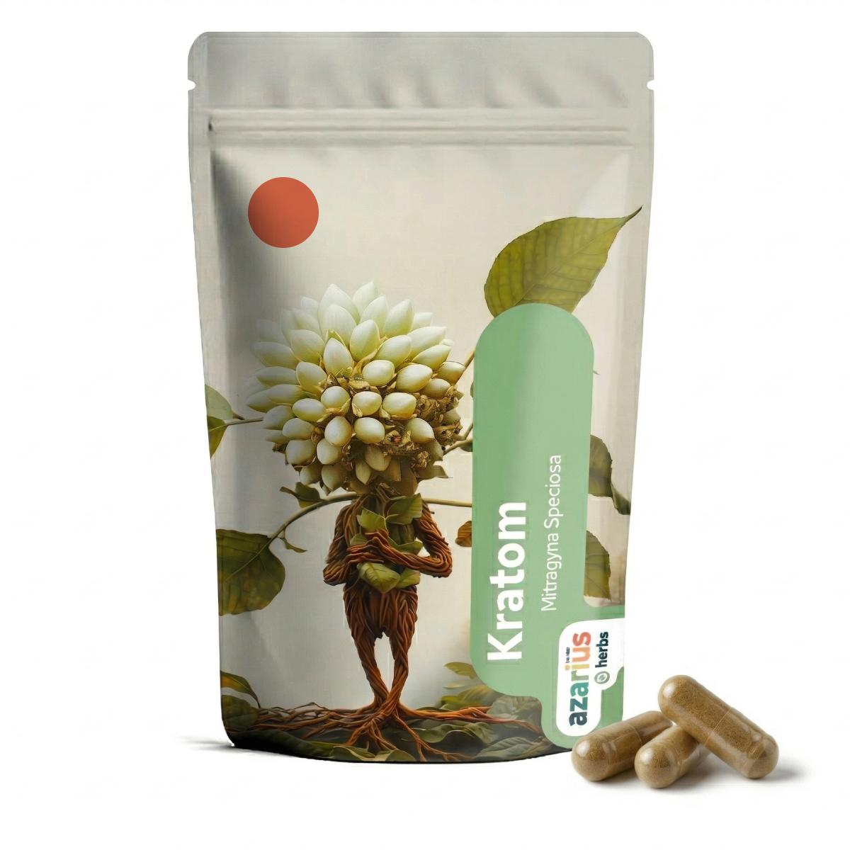 Kratom w kapsułkach Azarius (45-95mg)
