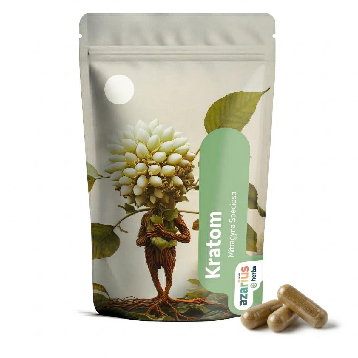 Kratom w kapsułkach Azarius (45-95mg)