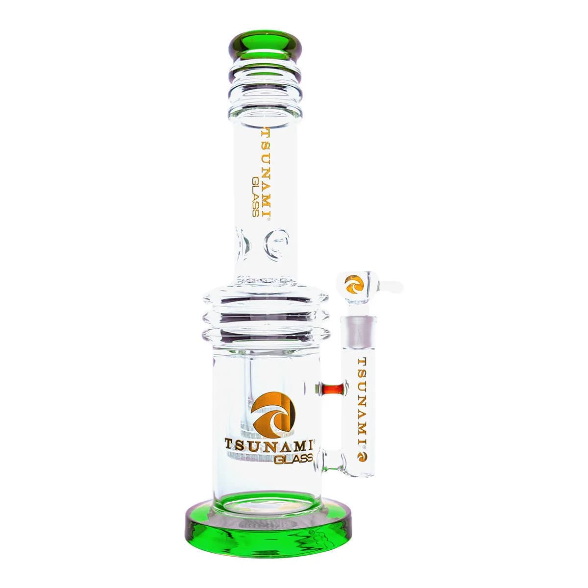Bong z potrójnym perkolatorem Honeycomb Heart 17'' (Tsunami Glass)